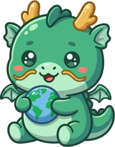 Xiao Long eSIM のマスコットキャラクター 小龍